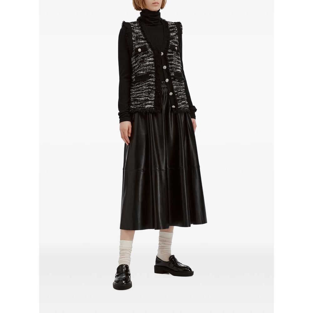 fringe-trim button-up gilet 2