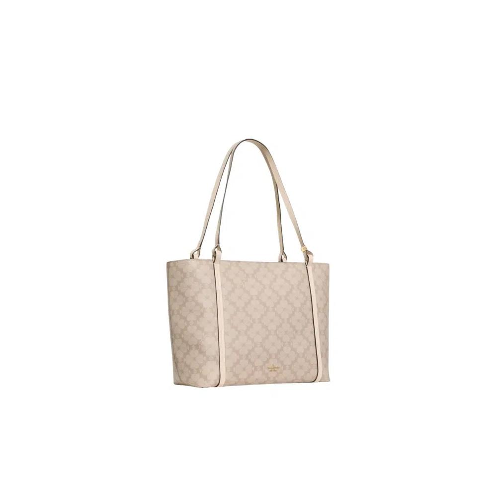 Сумка-тоут Kate Spade Marlowe Spade Flower цвета тёмного бежевого KP265 2