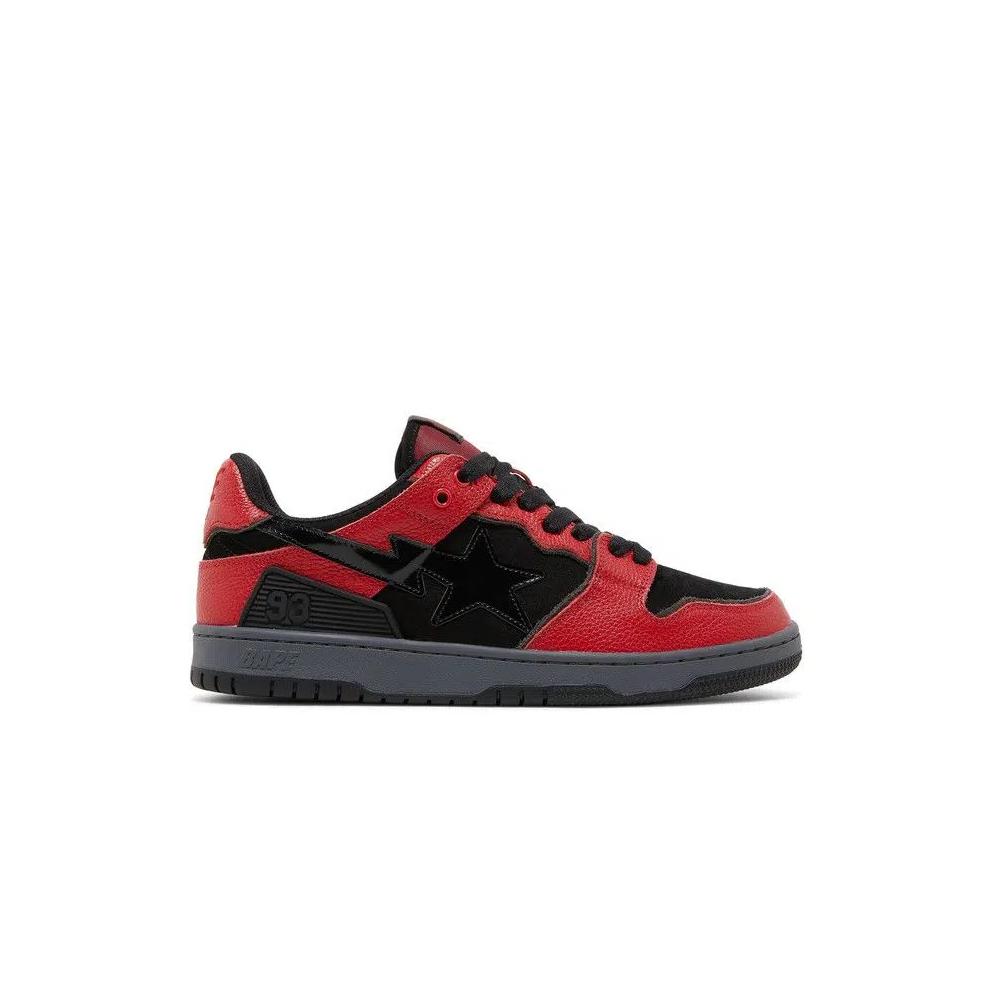 Кроссовки BAPE Sk8 Sta 'Black Red' 1