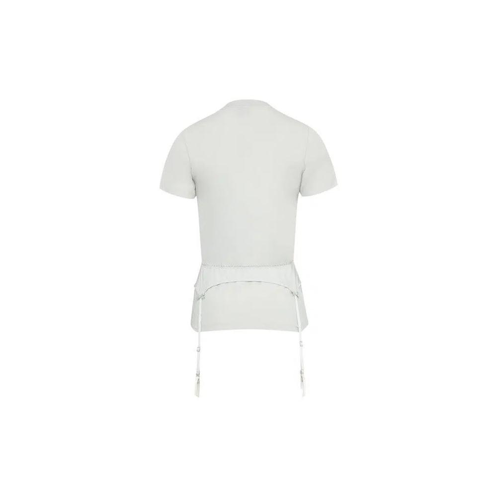 Футболки с коротким рукавом Balenciaga Lingerie T-Shirt 'Dirty White' 2