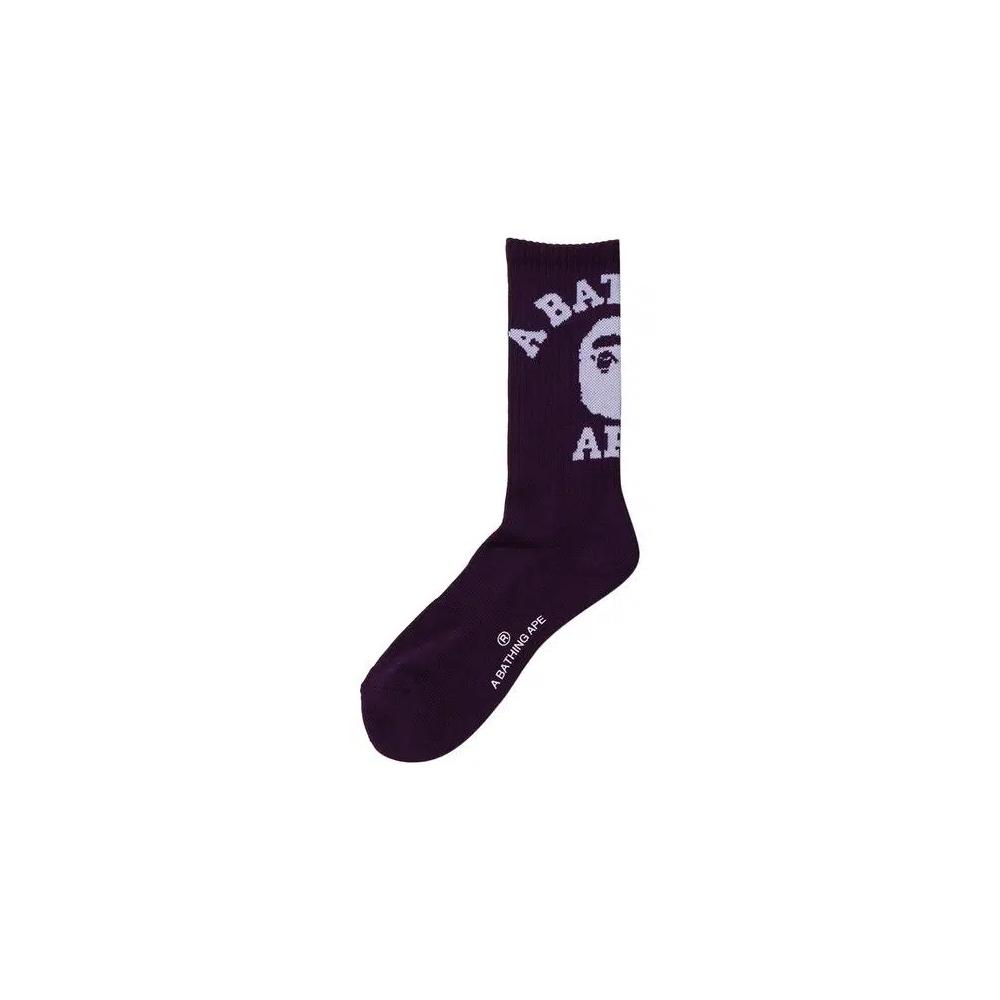 Носки и колготки BAPE College Socks 'Фиолетовый' 2
