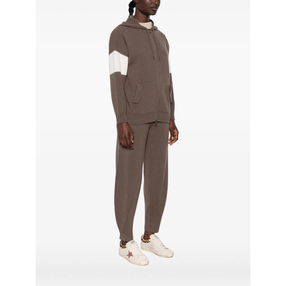 ribbed-knit colour-block hoodie 3