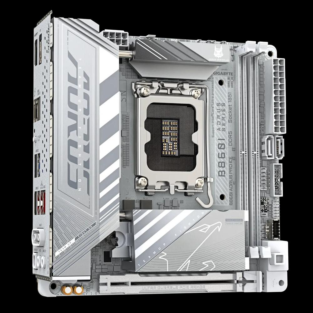GIGABYTE B860I AORUS PRO ICE ITX белая материнская плата (DDR5) 3