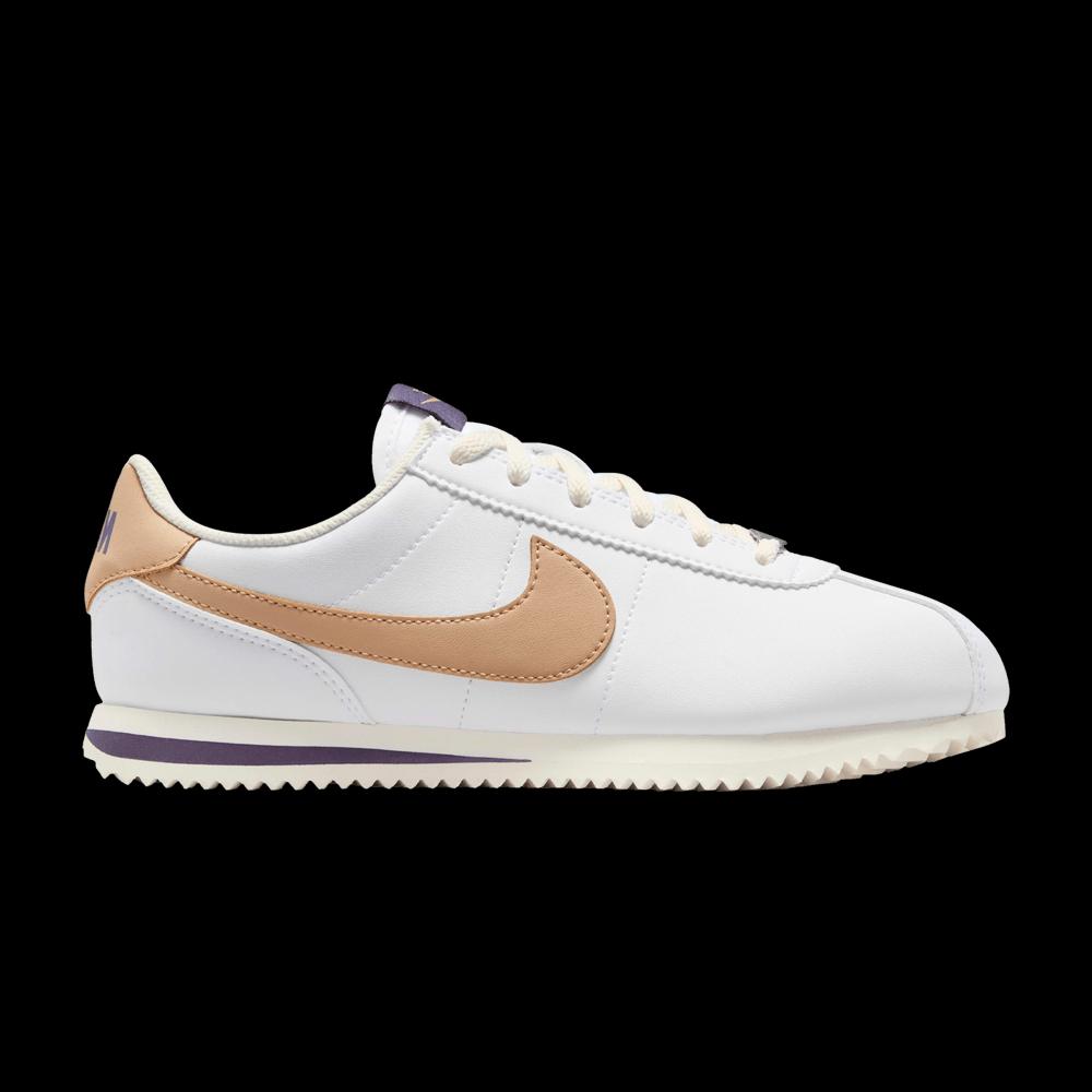 Кроссовки Nike Cortez GS «White Dark Raisin Hemp» 1