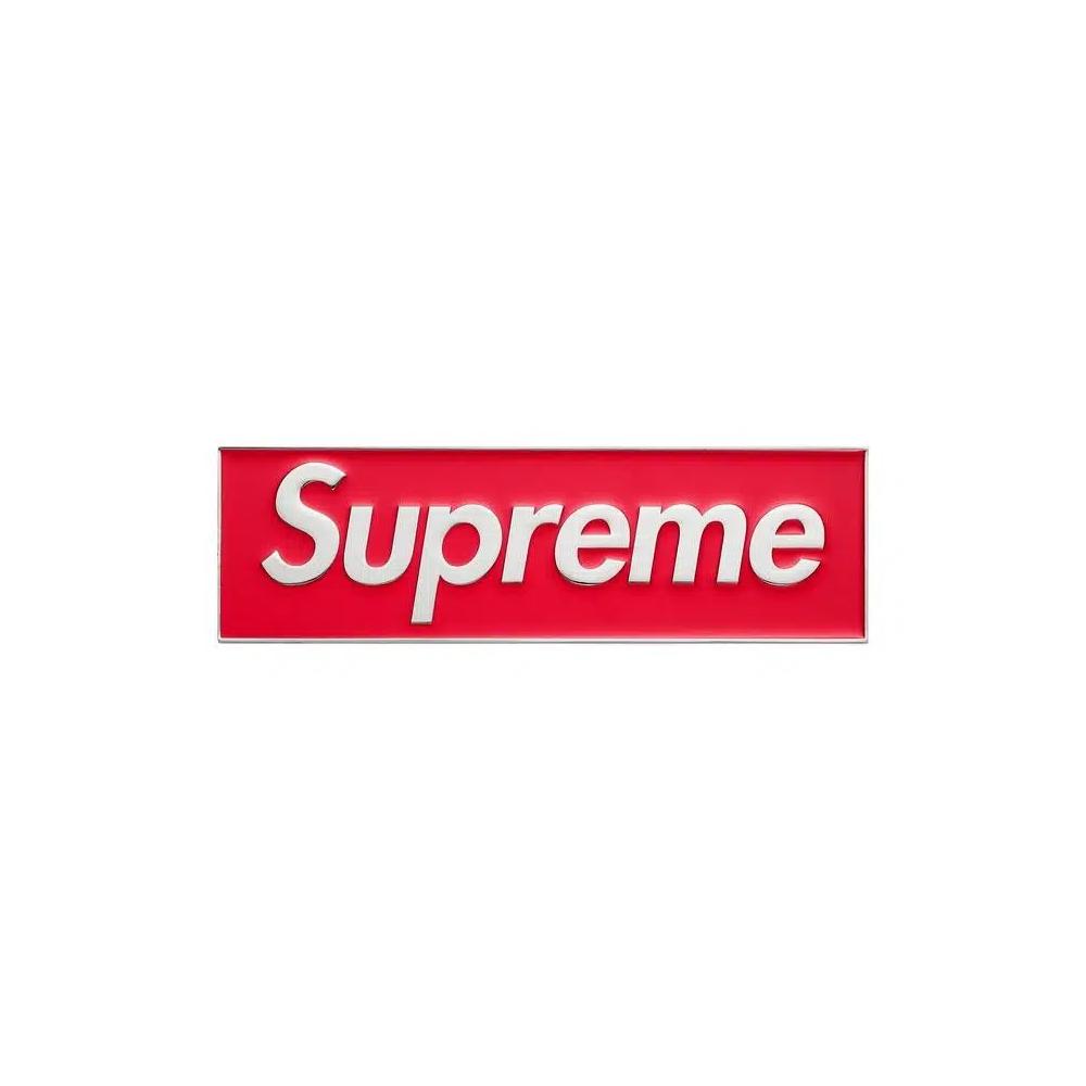 Аксессуары Supreme Box Logo Car Emblem 'Red' 1
