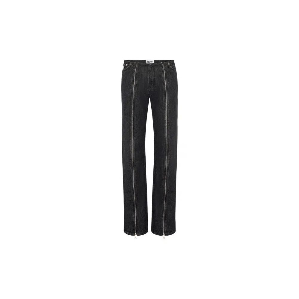 Брюки Jean Paul Gaultier Denim Front Zipped Trouser 'Black' 1