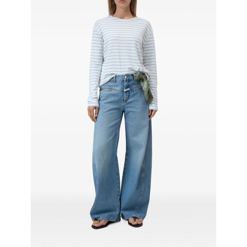 horizontal-stripe long-sleeve T-shirt 2