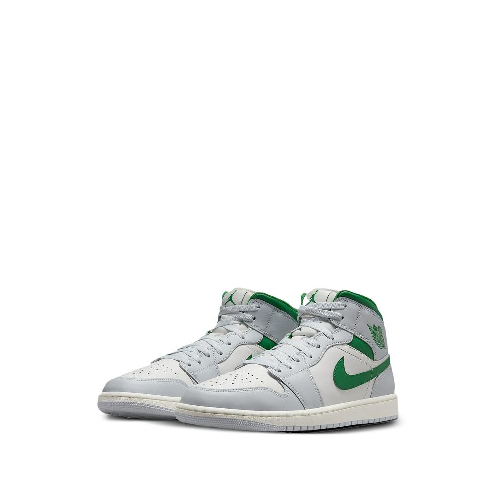 Кроссовки Jordan 1 Mid White/Pure Platinum/Pine Green 2