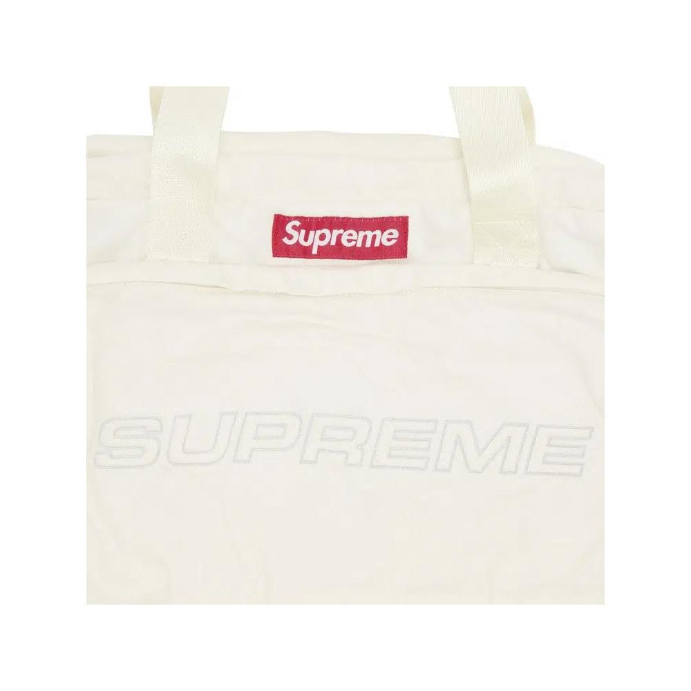 Сумки Supreme Denim Duffle Bag 'White' 3