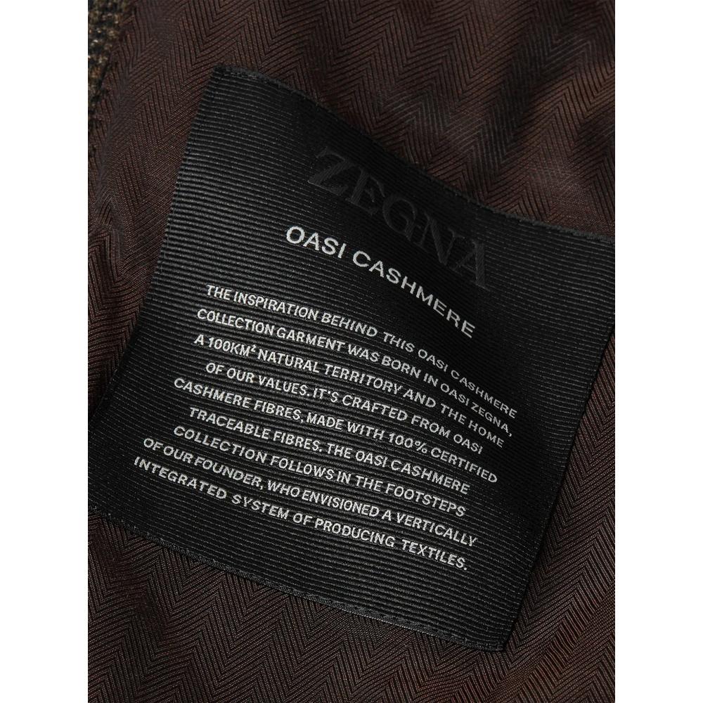 dark olive green and black Oasi Cashmere jacket 6