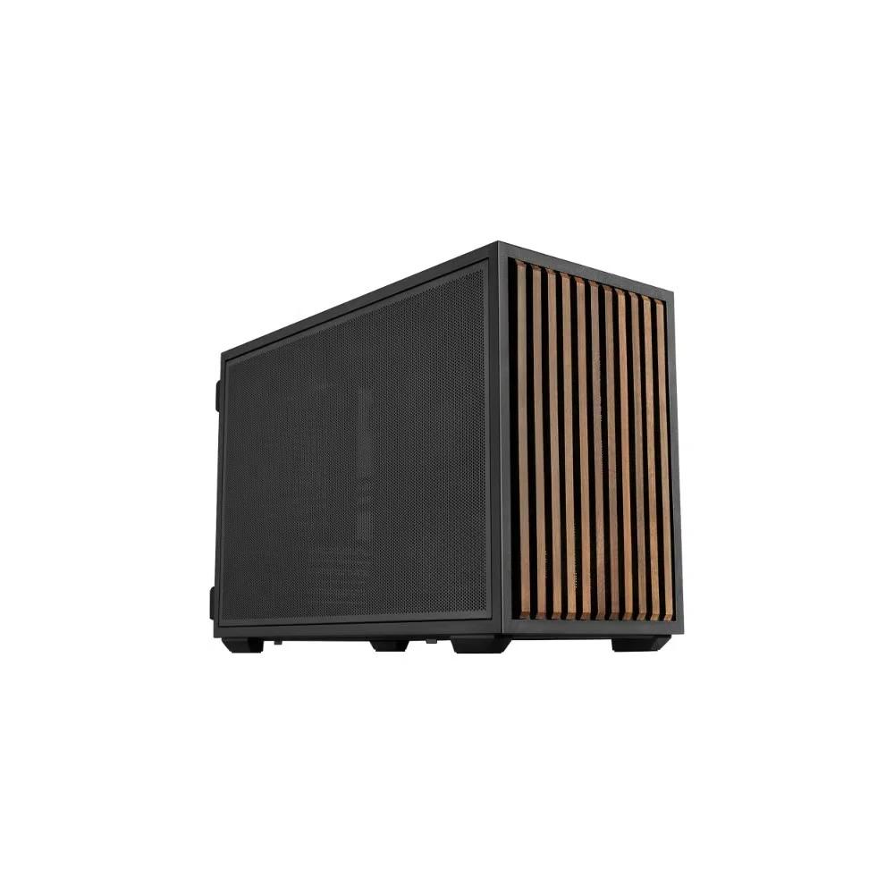 LIAN LI B4-mATX Wooden Micro-ATX корпус - Black черный 1