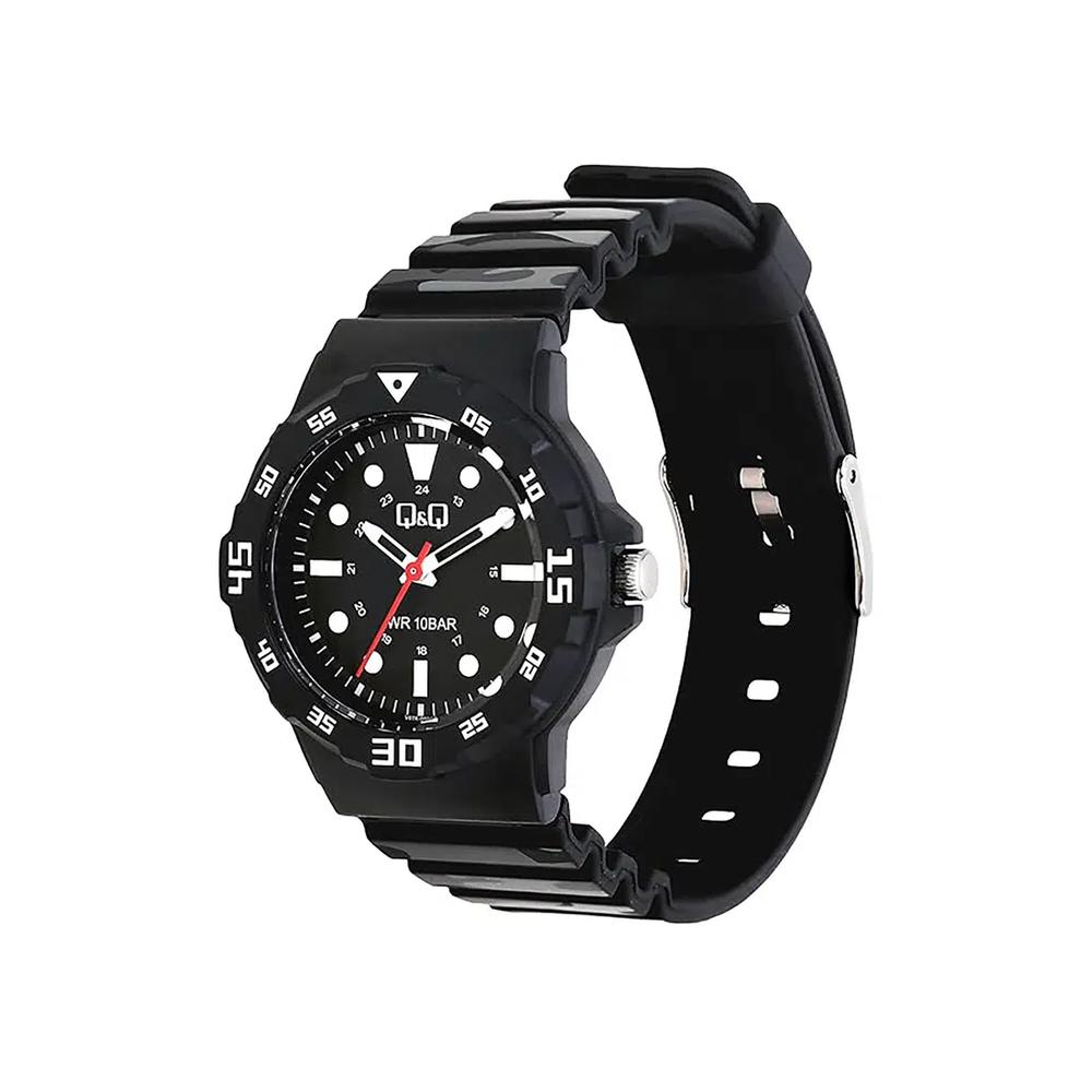 Часы Citizen V07A-010VY, унисекс, аналоговые, с черным ремешком из смолы 5