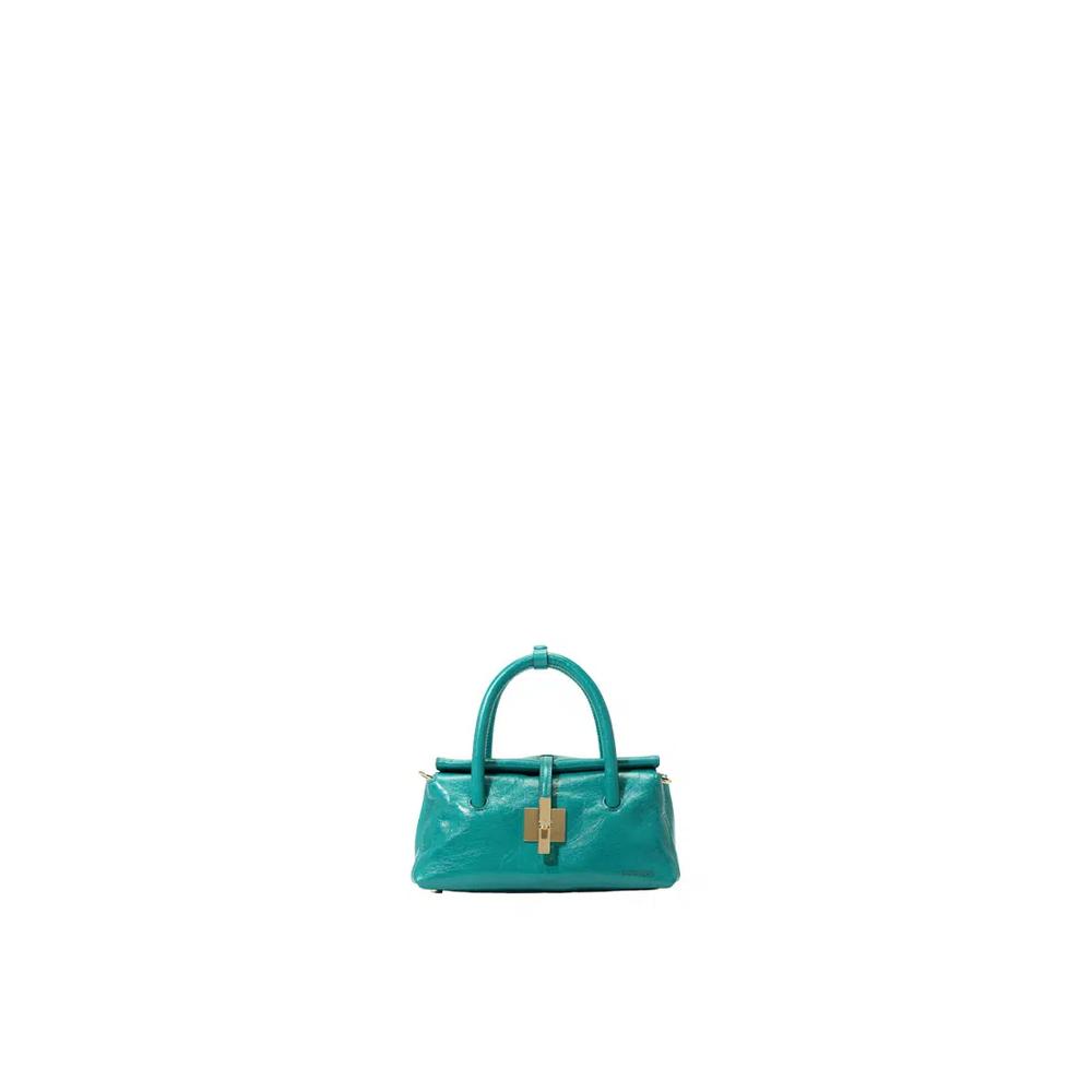 Мини-сумка SAOI Soft Structural Top Handle Bag - состаренный бирюзовый 5