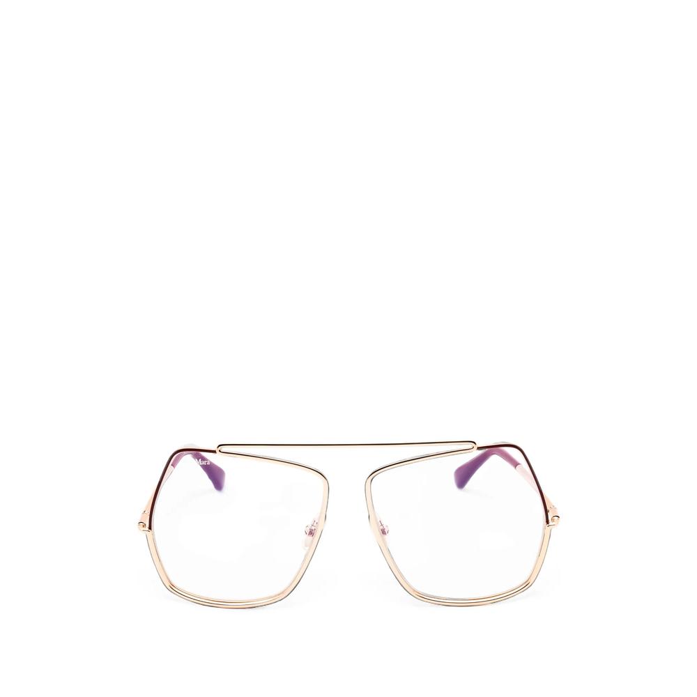 oversized geometric-frame glasses 1