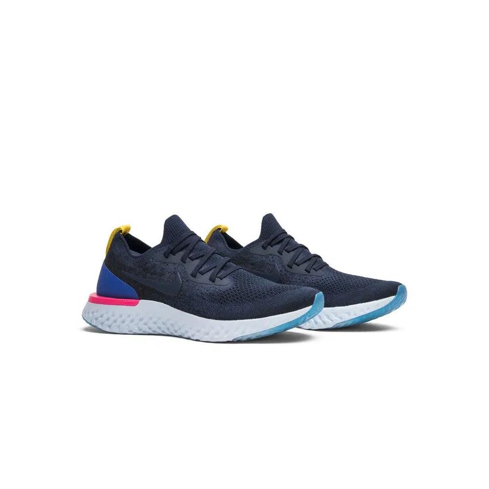 Кроссовки Nike Wmns Epic React Flyknit 'College Navy' 8