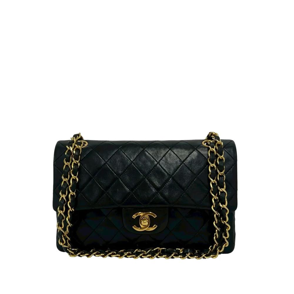 Сумка на плечо Medium Classic Lambskin Double Flap (1986-1988 годы) 1