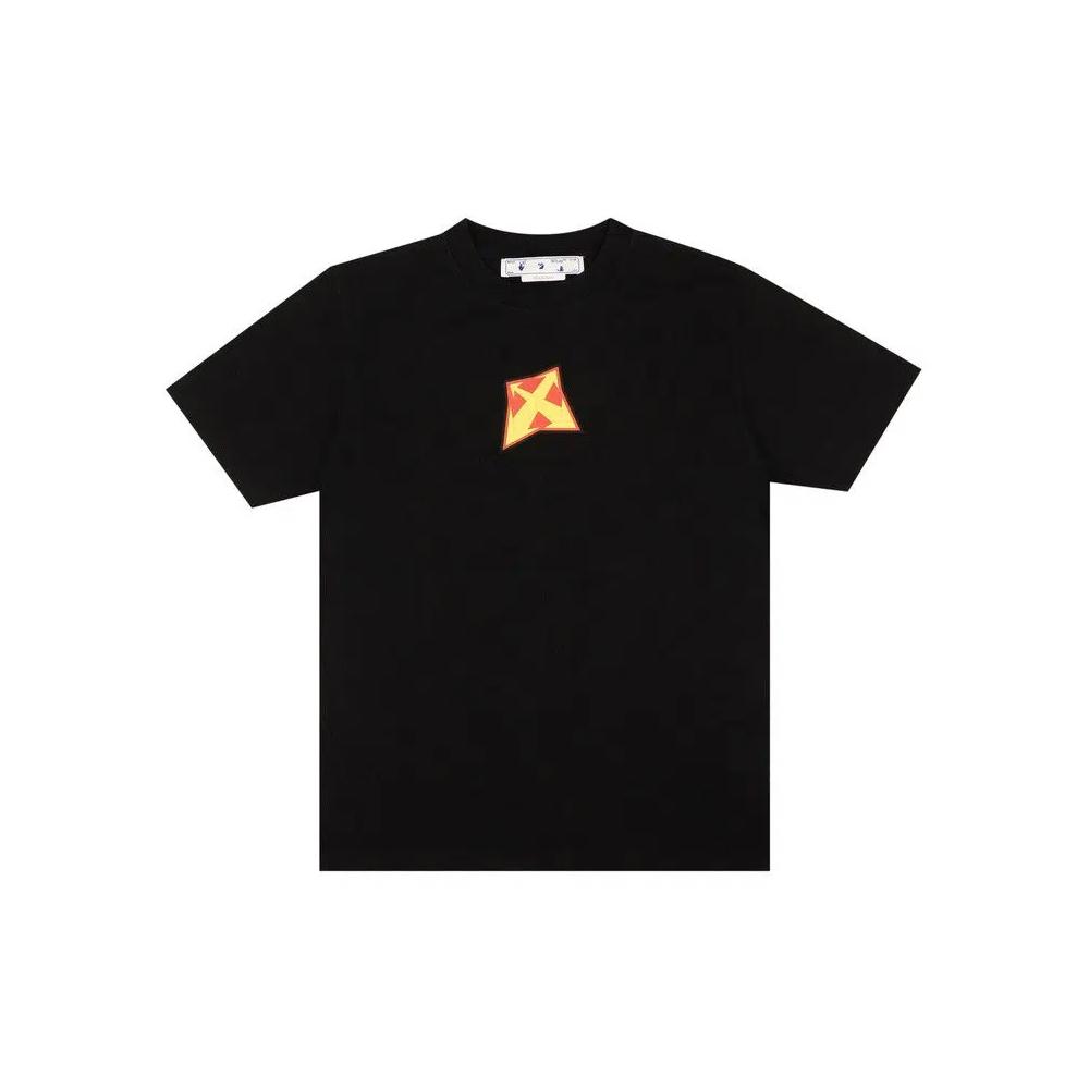 Футболки Off-White Thunder Slim Short-Sleeve Tee 'Black/Yellow' 1