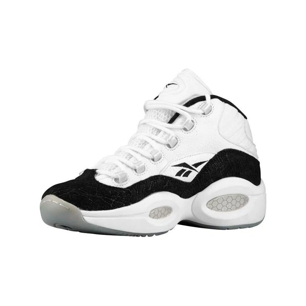 Кроссовки Reebok Question Mid 'White Black' 2