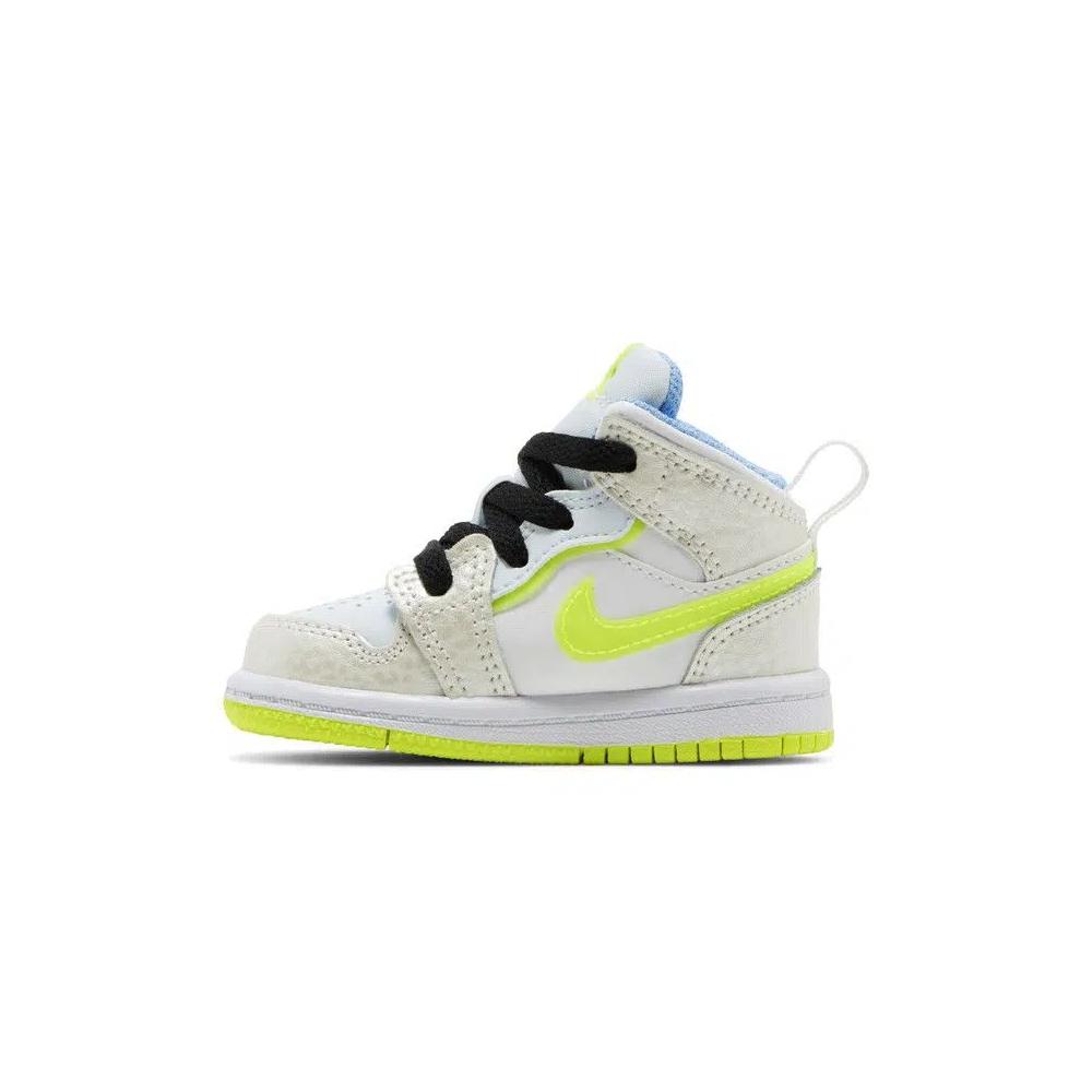 Кроссовки Air Jordan 1 Mid SE TD 'Warped Swoosh' 3