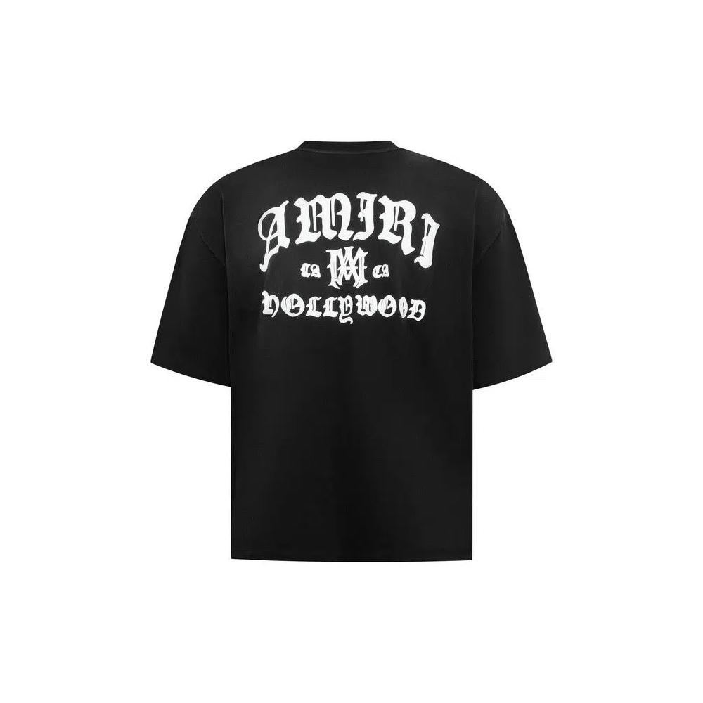 Футболки с коротким рукавом Amiri Hollywood Tee 'Black' 2