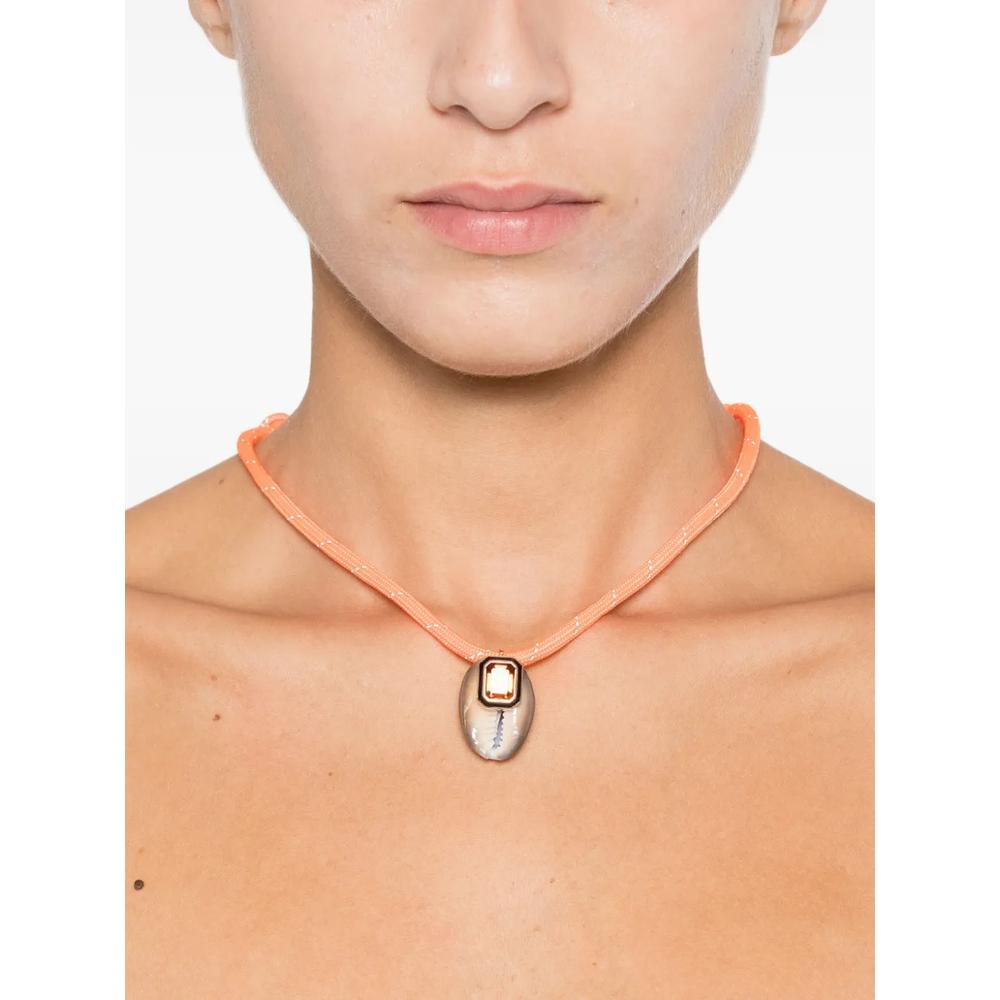 Золотое колье Cowry с цитрином 2