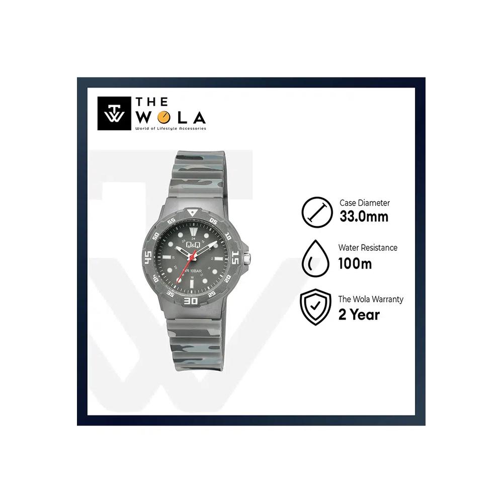 Часы Citizen V07A-013VY Унисекс аналоговые часы с серым ремешком из смолы 2