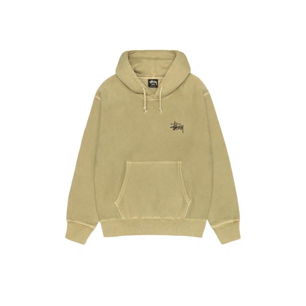 Худи Stussy Basic Hoodie Pigment Dyed 'Elm' 1