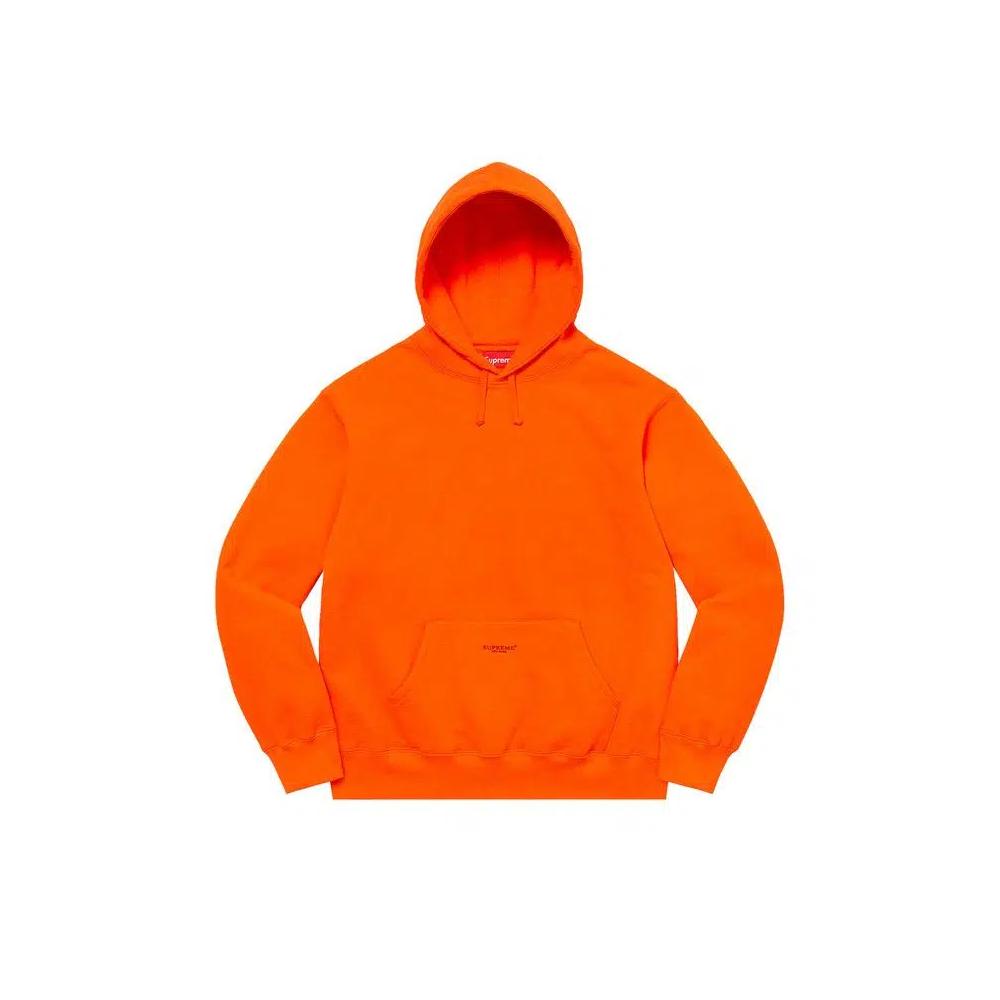 Худи Supreme Micro Logo Hooded Sweatshirt 'Темно-оранжевый' 1