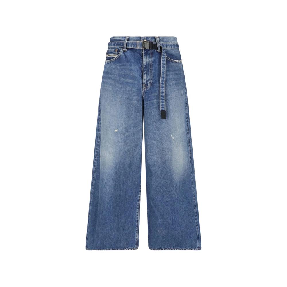 belted wide-leg jeans 1