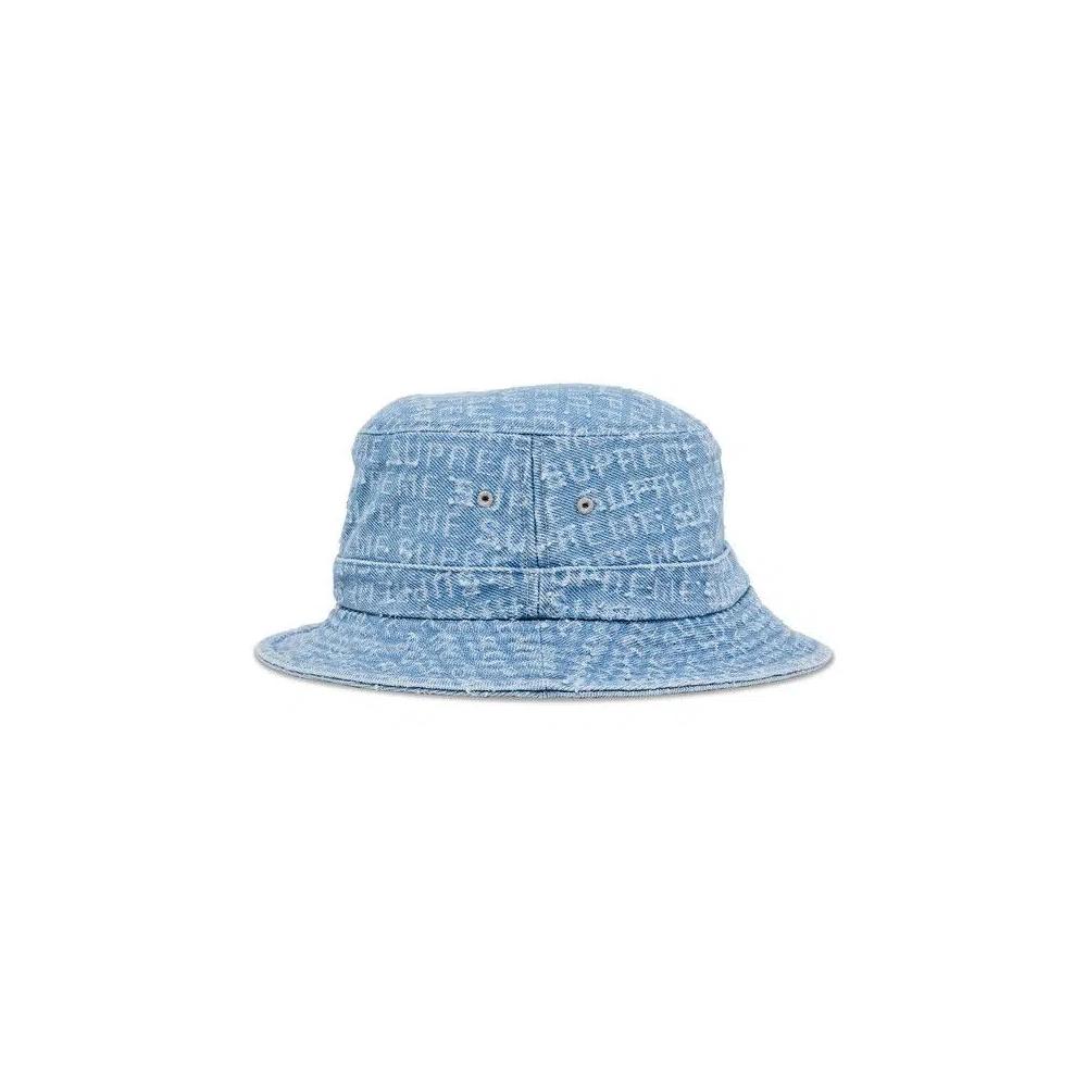 Кепки Supreme Needle Punch Denim Crusher 'Washed Blue' 2