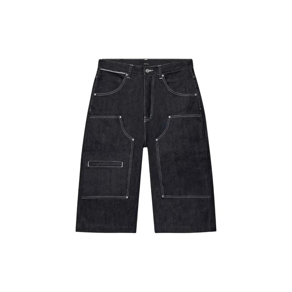 Шорты PURPLE BRAND Raw Workwear Jorts 'Dark Indigo' 1