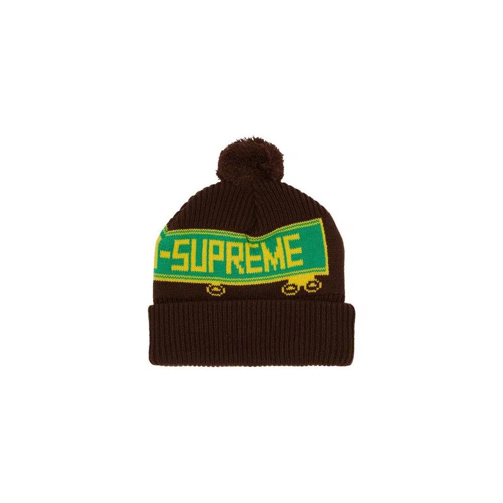 Шапки-бини Supreme 18 Wheeler Beanie 'Brown' 2