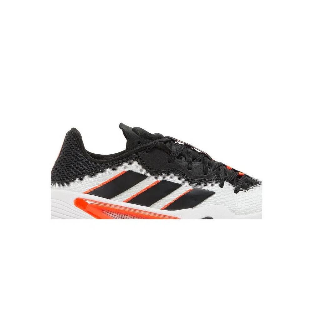 Кроссовки adidas Barricade 'White Black Solar Red' 2