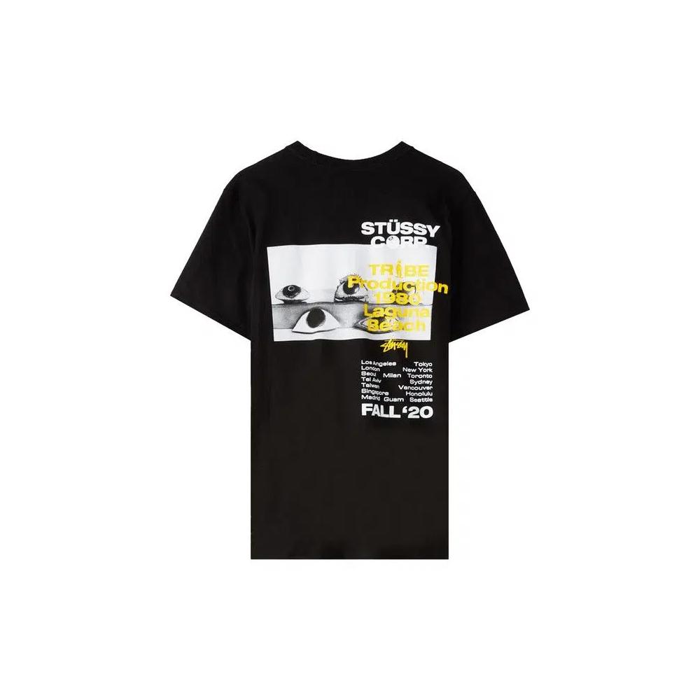 Футболки Stussy Tribe Tee 'Black' 2