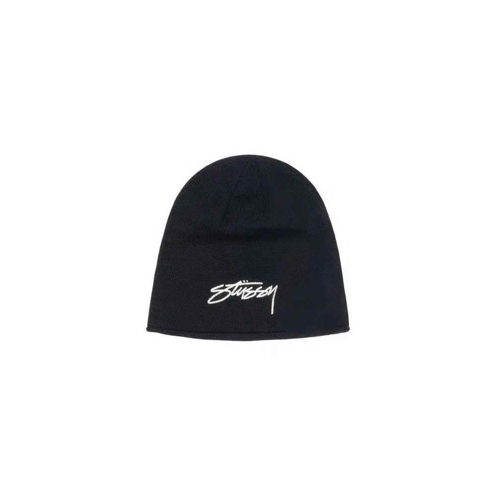 Бини Stussy Skullcap Chain Stitch Rolled Edge 'Black' 1