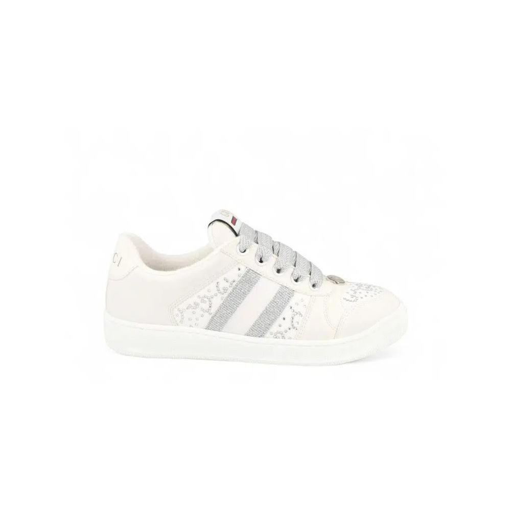 Повседневная обувь Gucci Screener GG Crystal Low 'Белый' 1
