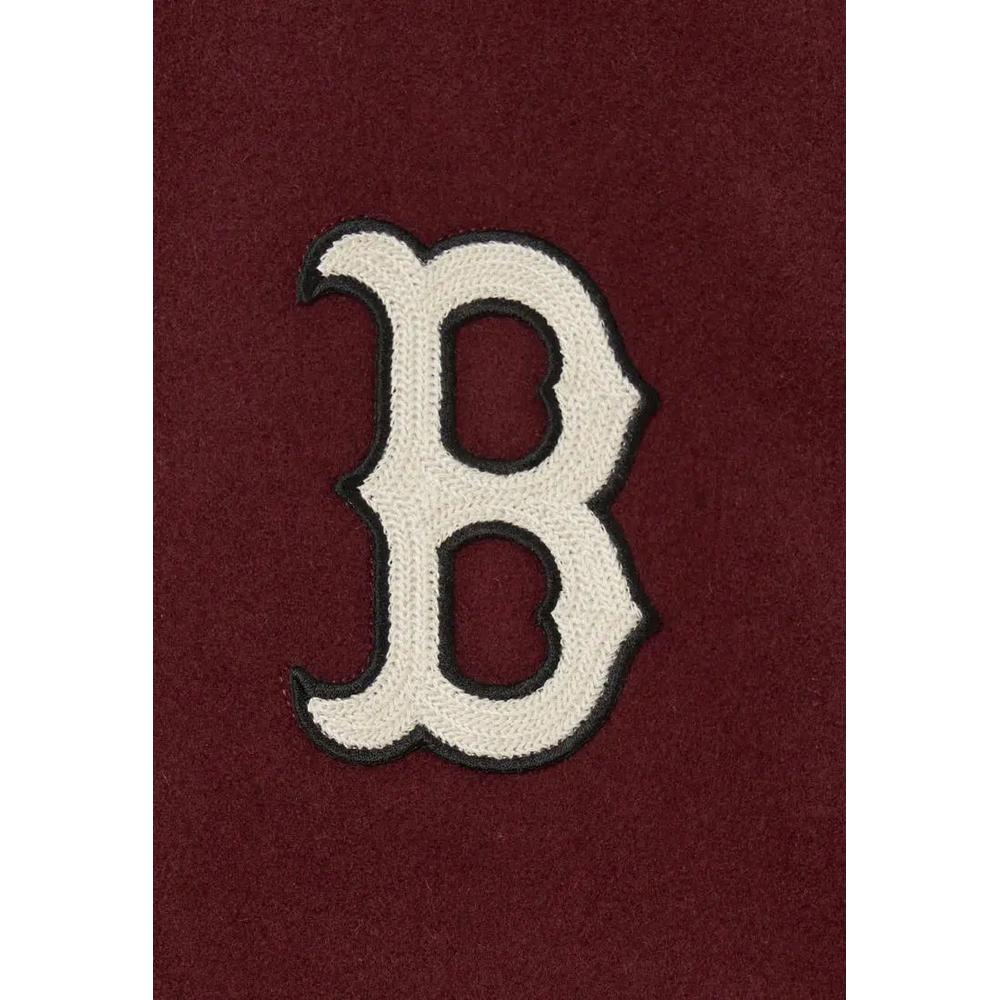 ШЕРСТЯНАЯ КУРТКА В СТИЛЕ ВАРСИТИ С НАДПИСЬЮ BOSTON RED SOX 8