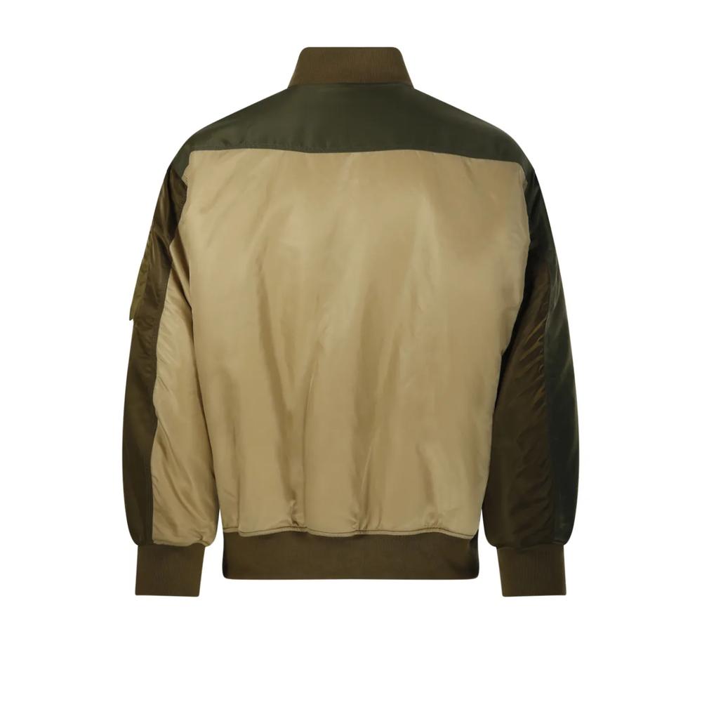 blouson jacket with ribbed trims and zippered sleeve pocket 2