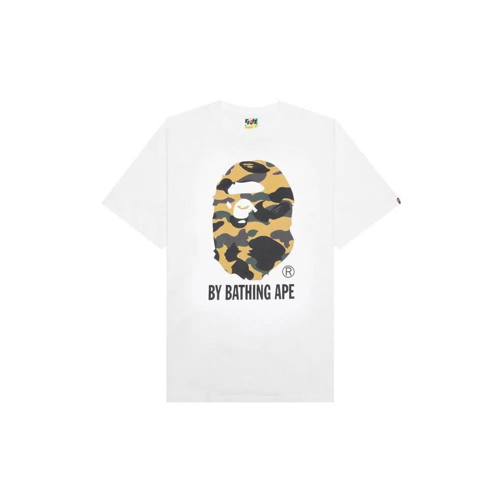 Футболки BAPE 1st Camo by Bathing Ape Tee 'White/Yellow' 1