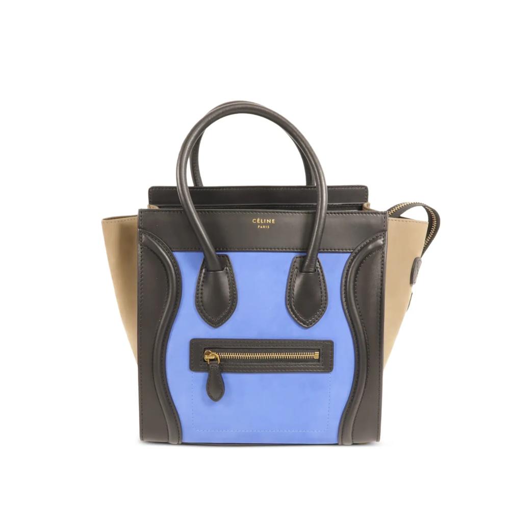 micro Luggage leather tote bag 1