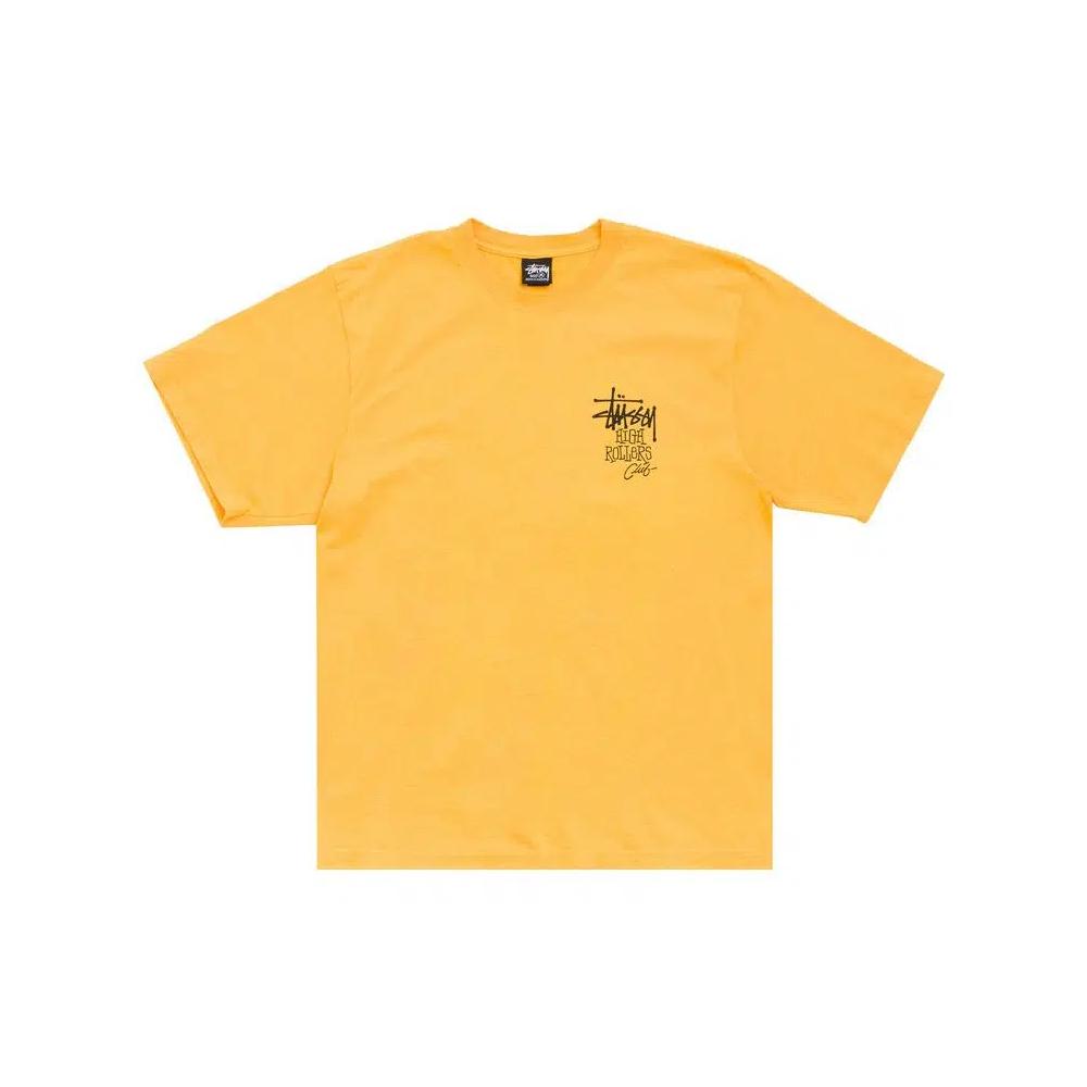 Футболки Stussy High Rollers Pigment Dyed T-Shirt 'Marigold' 1