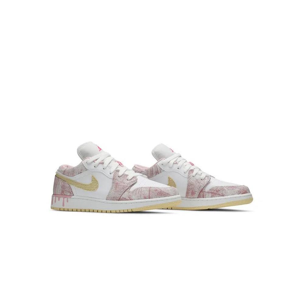 Кроссовки Air Jordan 1 Low GS 'Strawberry Ice Cream' 8