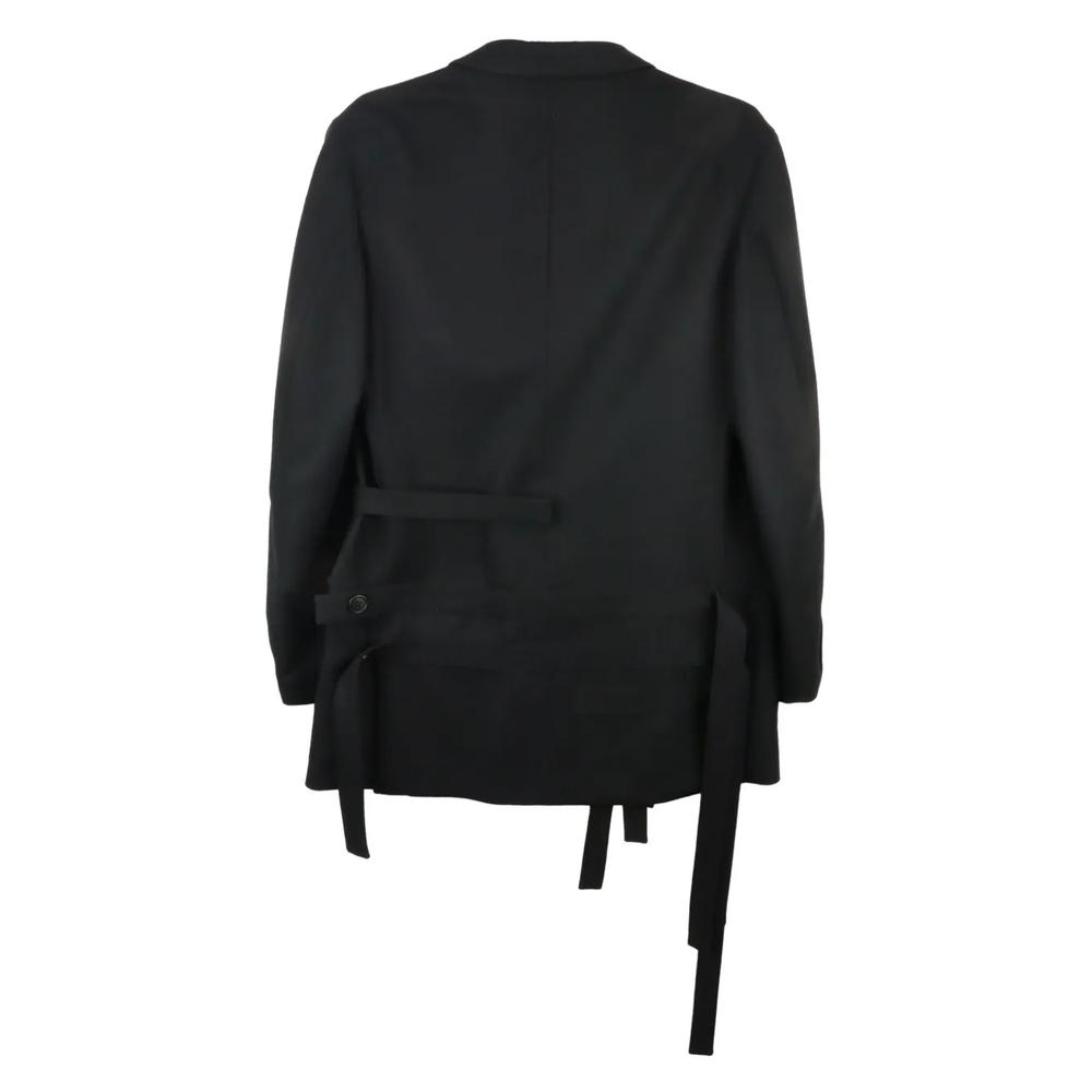Worsted Tasmania belted wool blazer 2