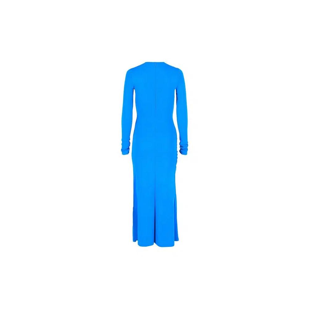 Длинные платья Givenchy Ruched Maxi 'Aquamarine' 2