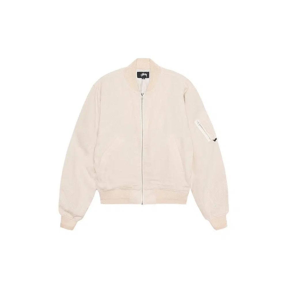 Бомберы Stussy Linen Beach Bomber 'Natural' 1