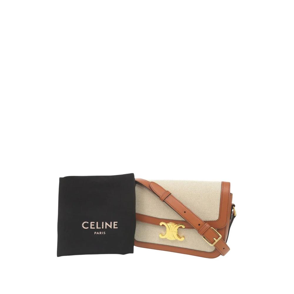2000-2026 Classique Canvas and Calfskin Triomphe crossbody bag 2