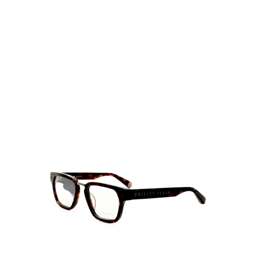 tortoiseshell-effect square-frame glasses 1
