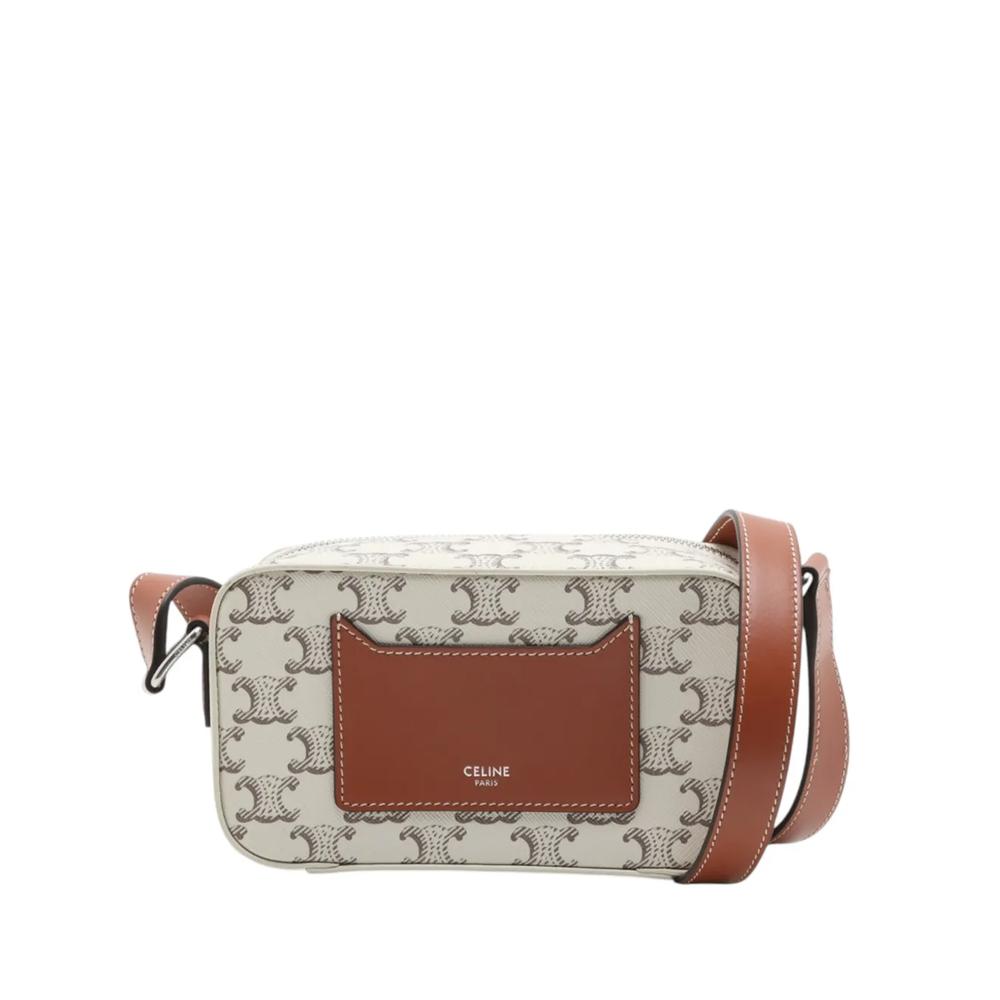 Сумка через плечо Triomphe Coated Canvas Camera Bag размера мини (2015-2026 годы) 1