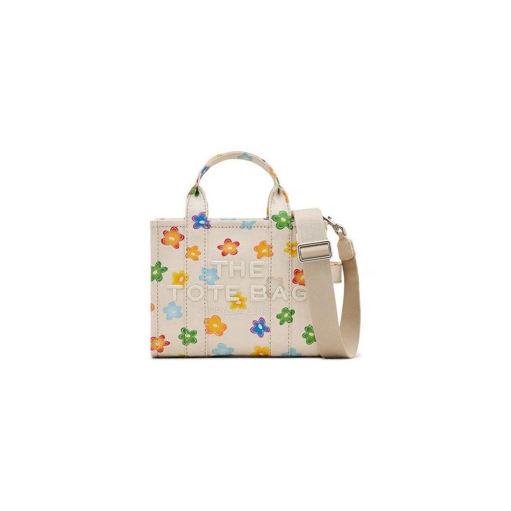 Сумки-тоут Marc Jacobs Wild Daisy Canvas Small Tote Bag 'White/Multicolor' 2