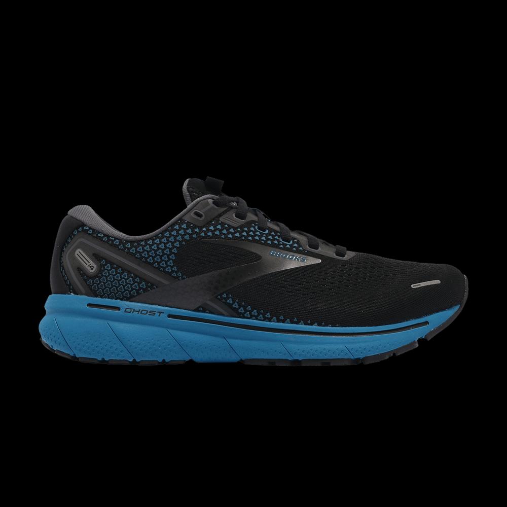 Кроссовки Brooks Ghost 14 2E Wide 'Black Blue' 1